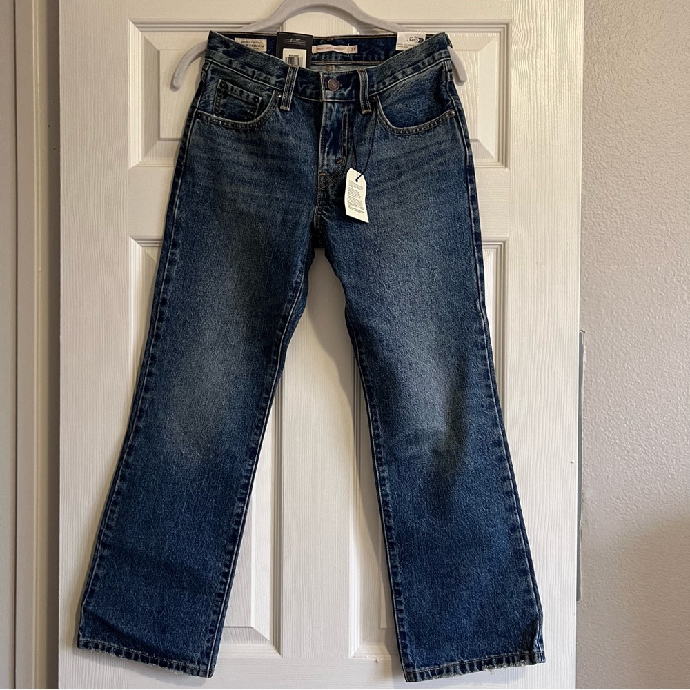 Levi's Women's Boot Cut Jeans in Indigo Blue Wash